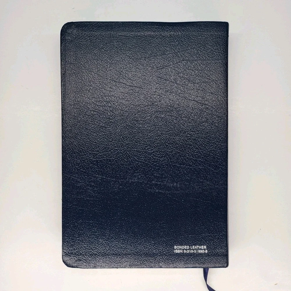 Holy‎ Bible NIV Bonded Leather Navy Blue Zondervan Turning Point Study Bible